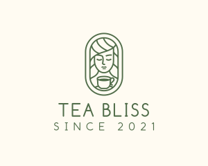 Tea - Green Woman Cafe Tea logo design