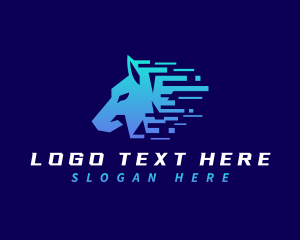 Technology - Cyber Wolf Technology logo design