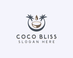 Organic Coconut Oil logo design