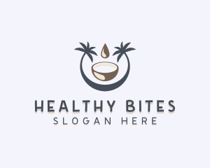 Organic Coconut Oil logo design