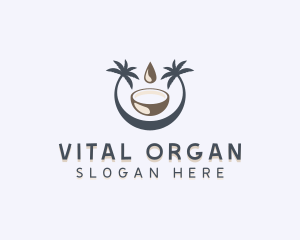 Organic Coconut Oil logo design