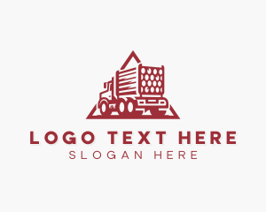 Truckload - Cargo Trucking Delivery logo design