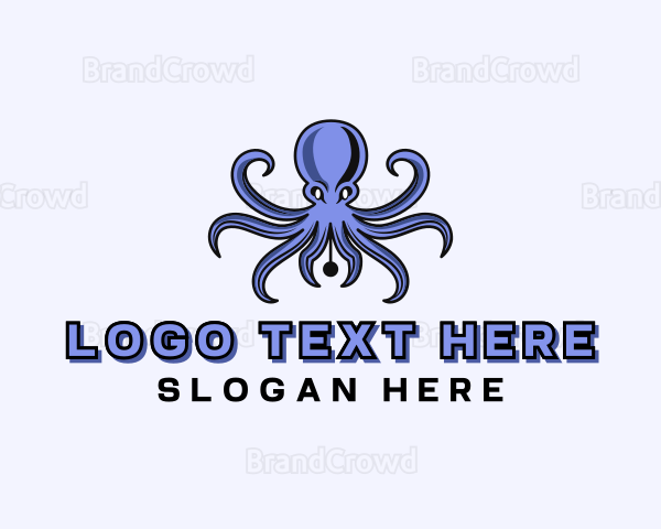 Octopus Ink Pen Logo