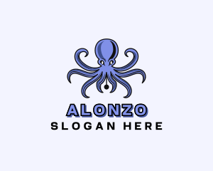 Octopus Ink Pen logo design