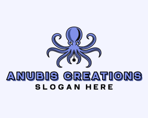 Octopus Ink Pen logo design