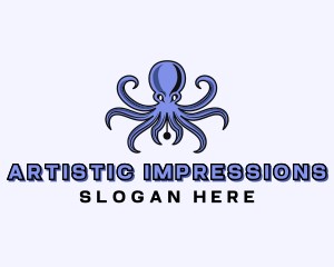 Octopus Ink Pen logo design