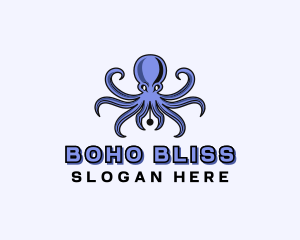 Octopus Ink Pen logo design