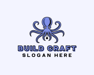 Octopus Ink Pen logo design