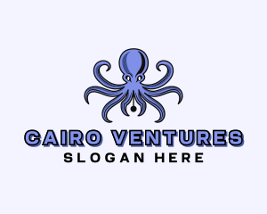 Octopus Ink Pen logo design