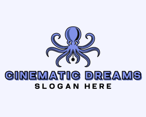 Octopus Ink Pen logo design