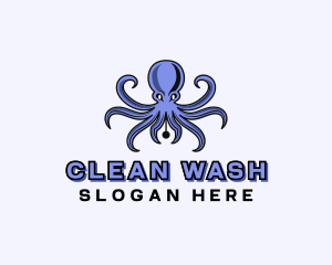 Octopus Ink Pen logo design