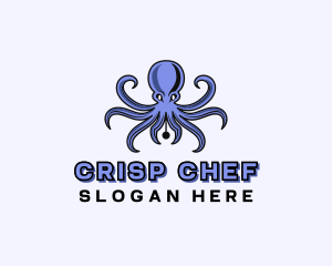 Octopus Ink Pen logo design