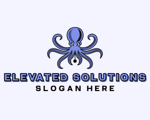 Octopus Ink Pen logo design