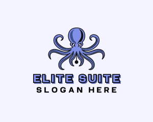 Octopus Ink Pen logo design