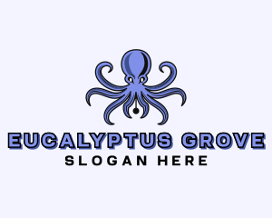 Octopus Ink Pen logo design