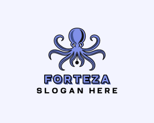 Octopus Ink Pen logo design