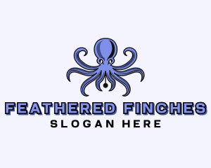 Octopus Ink Pen logo design