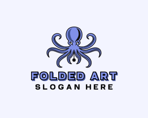 Octopus Ink Pen logo design