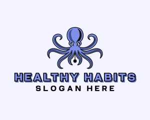 Octopus Ink Pen logo design