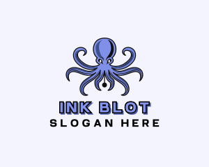 Octopus Ink Pen logo design