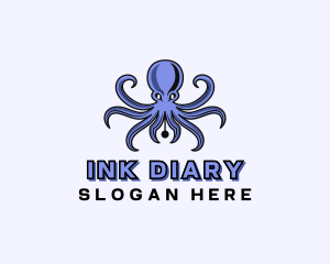 Octopus Ink Pen logo design