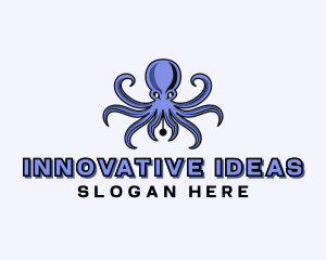 Octopus Ink Pen logo design