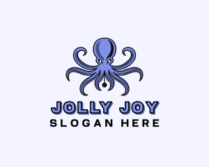 Octopus Ink Pen logo design