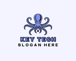 Octopus Ink Pen logo design