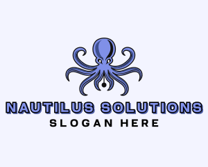 Octopus Ink Pen logo design