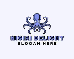 Octopus Ink Pen logo design