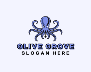 Octopus Ink Pen logo design