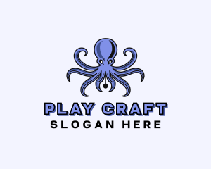 Octopus Ink Pen logo design