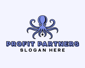 Octopus Ink Pen logo design