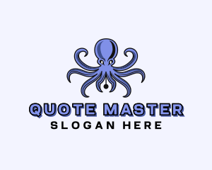 Octopus Ink Pen logo design