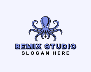 Octopus Ink Pen logo design