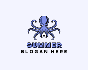 Octopus Ink Pen logo design