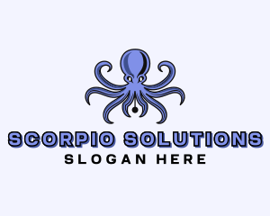 Octopus Ink Pen logo design