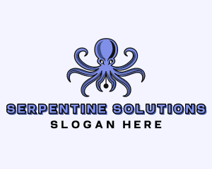 Octopus Ink Pen logo design