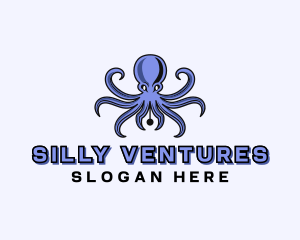 Octopus Ink Pen logo design