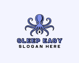 Octopus Ink Pen logo design