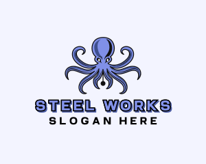 Octopus Ink Pen logo design