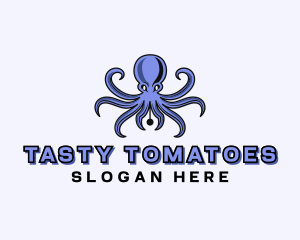 Octopus Ink Pen logo design