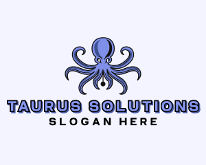 Octopus Ink Pen logo design