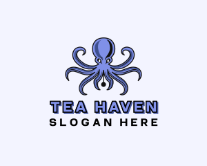 Octopus Ink Pen logo design