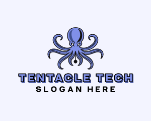 Octopus Ink Pen logo design