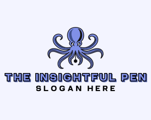 Octopus Ink Pen logo design