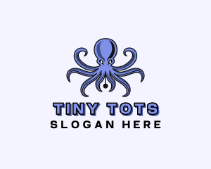 Octopus Ink Pen logo design