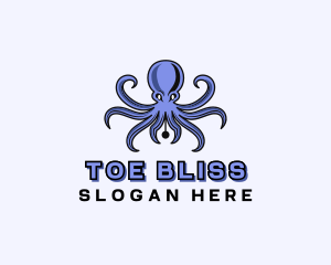 Octopus Ink Pen logo design