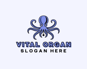 Octopus Ink Pen logo design