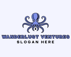 Octopus Ink Pen logo design